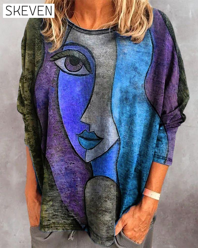 Langarmshirt mit Figurenprint