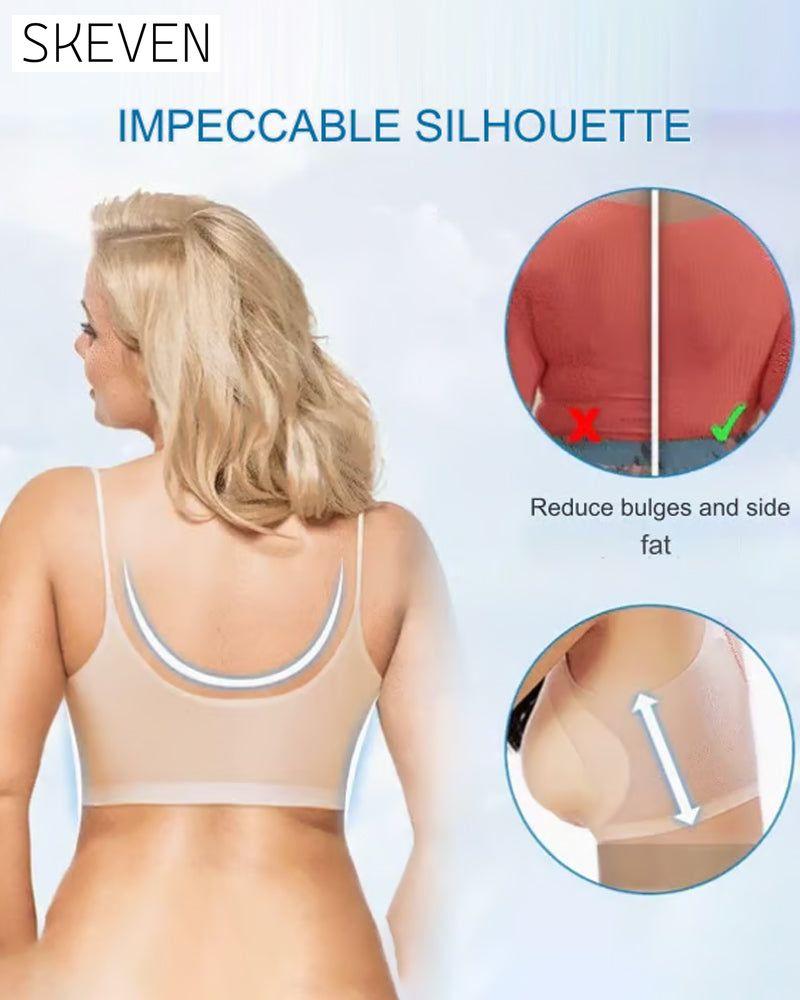 Soutien-gorge ultra-fin, sans coutures, en soie glacée, ultra confortable.