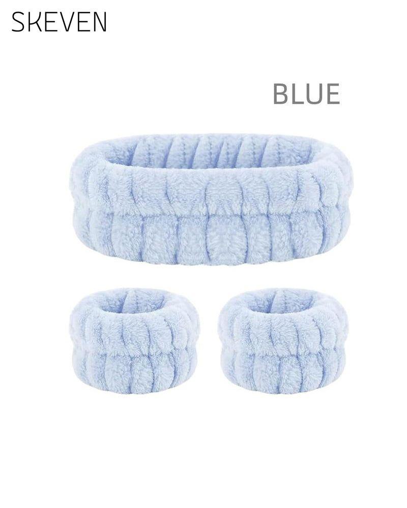 Three-Piece Face Wash Headband Set