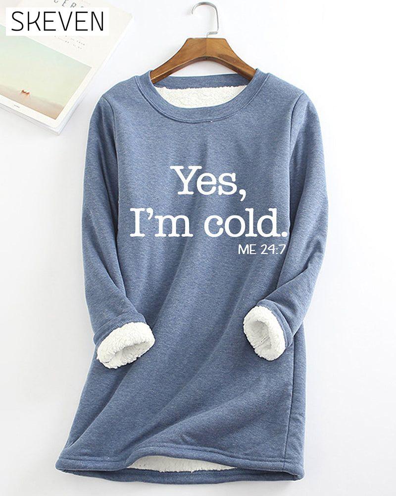 English Printed Pullover Sweatshirt