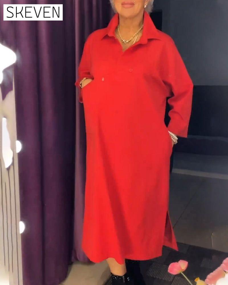 Lässiges Hemdkragenkleid