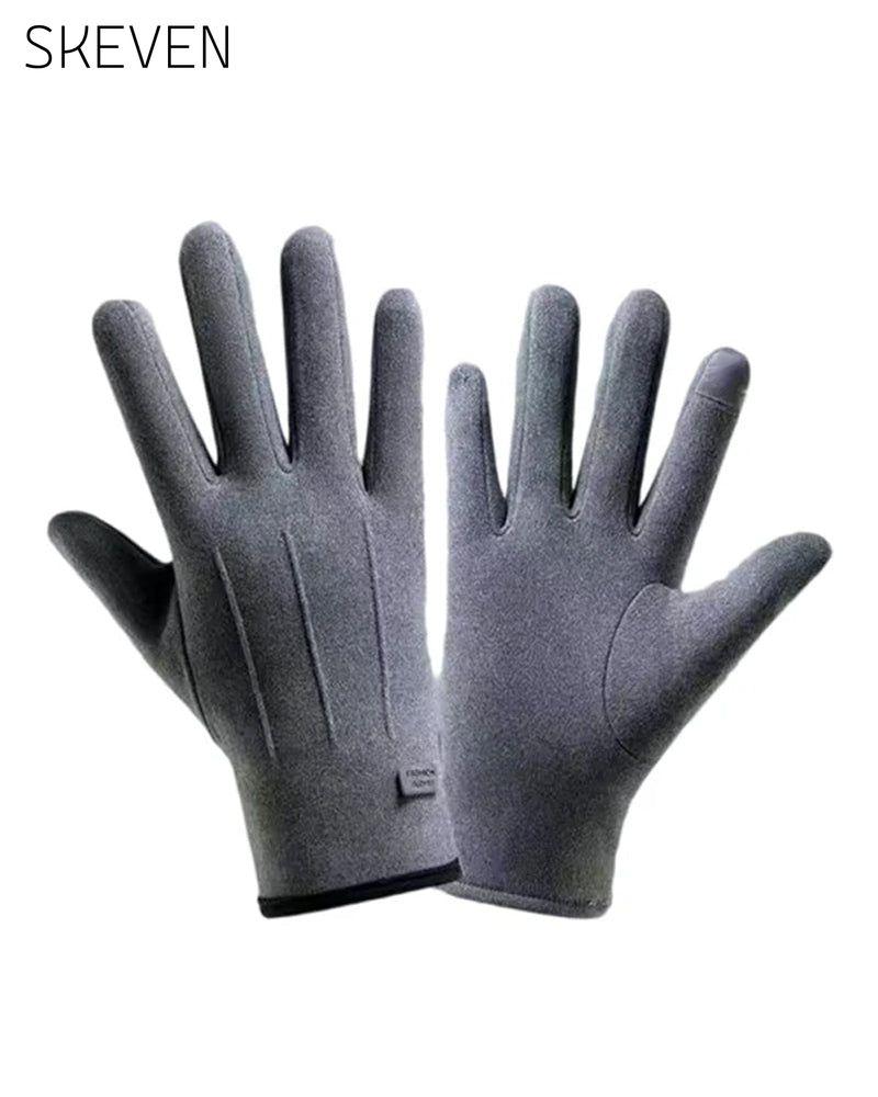 Warm And Windproof Gloves With Touchscreen Function And Anti-Slip Grip