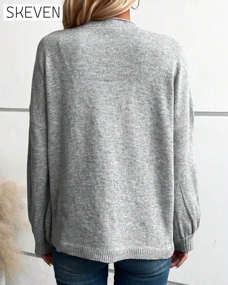 Solid color tie sweater 2023 f/w 23BF cardigans Clothes hoodies & sweatshirts SALE spring Tops/Blouses