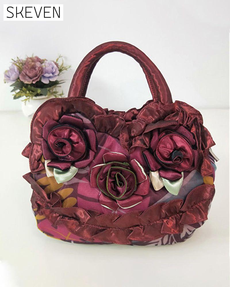 Flower fashion handbag