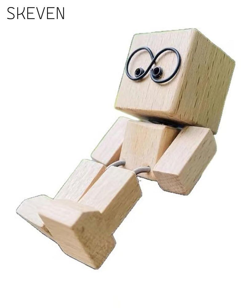Charming Swaying legs Little Wooden Figure