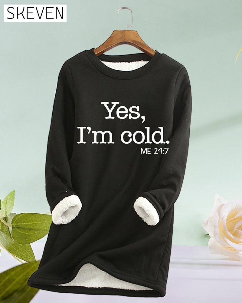 English Printed Pullover Sweatshirt