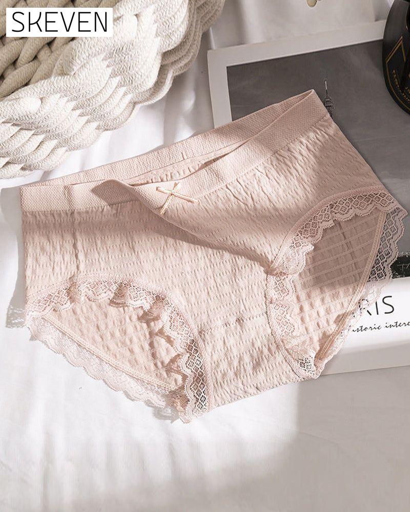 Graphene cotton briefs Pink 5pcs 23BF lingerie
