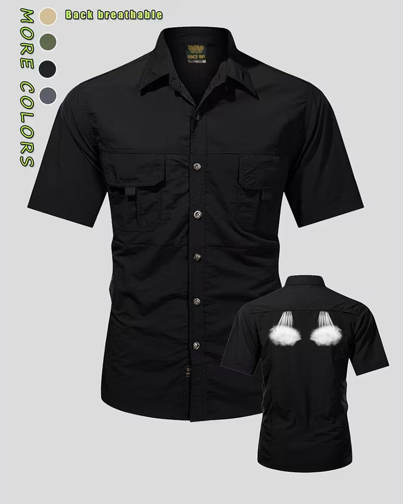 Casual Breathable Short Sleeve Shirt