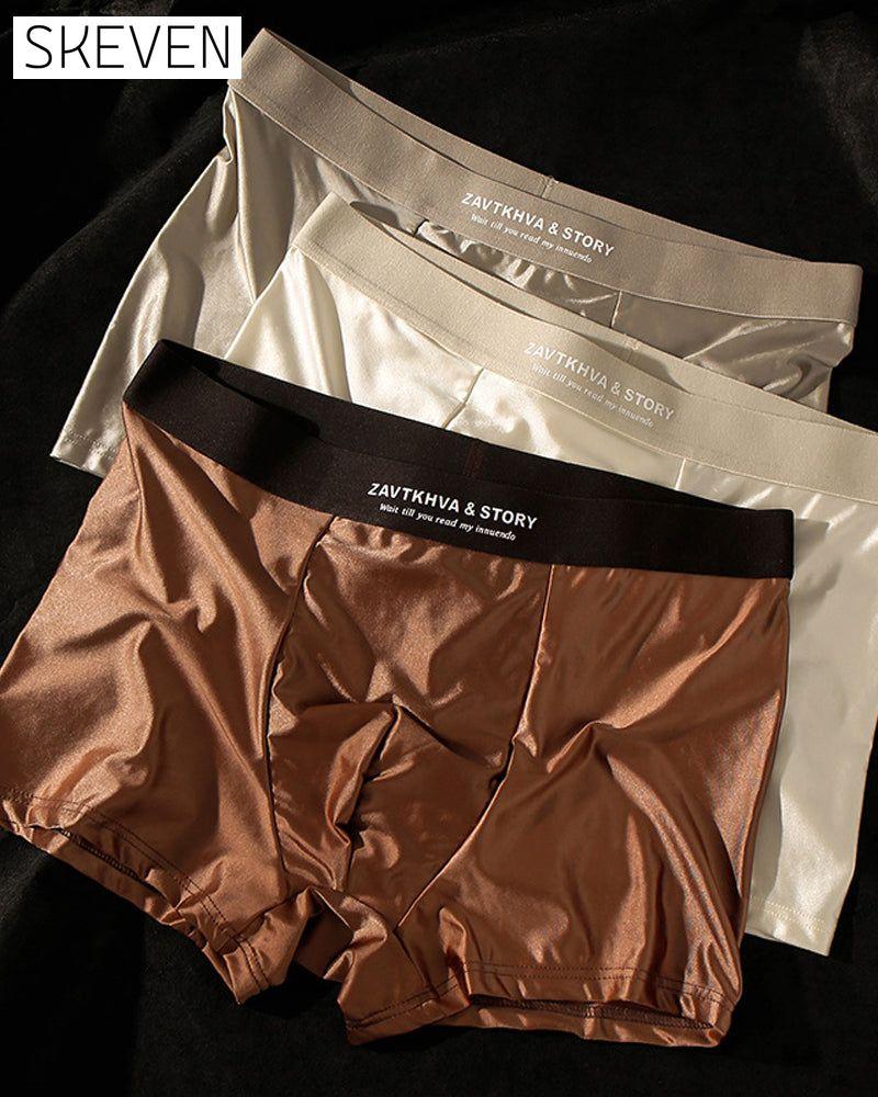Luxury Ice Silk Men’S Boxer Briefs