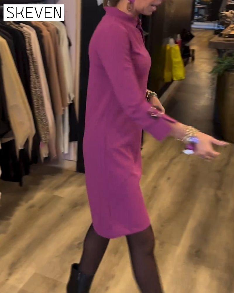 Elegant Round Neck Dress