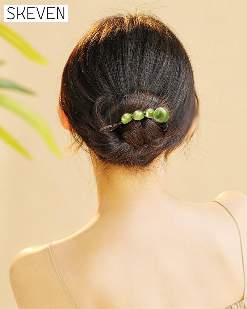 Elegante Haarspange für nach hinten gekämmte Frisuren