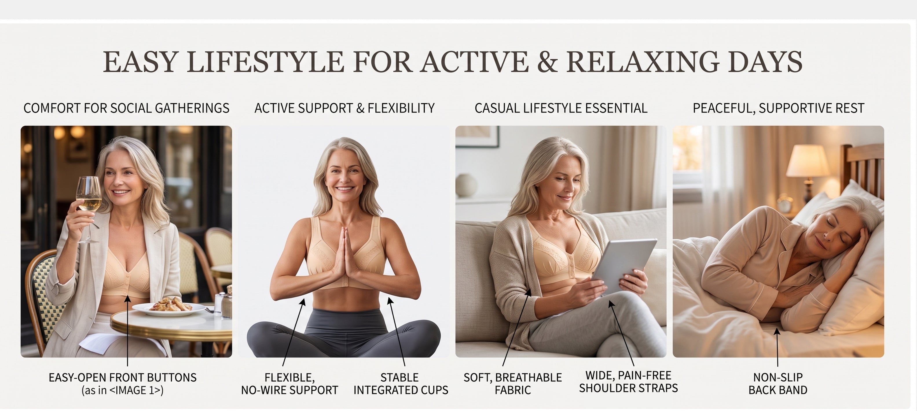 💥LAST DAY SALE ONLY ￡7.99!!💘CloudComfort™ Front-Button Cotton Bra – Breathable • Wire-Free • All-Day Support • Non-Padded & Skin-Friendly 🌿