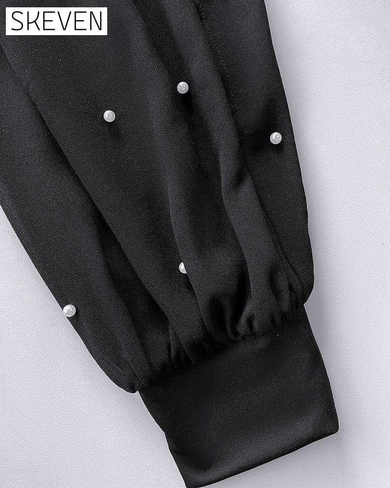 Elegantes Oberteil mit Laternenärmeln