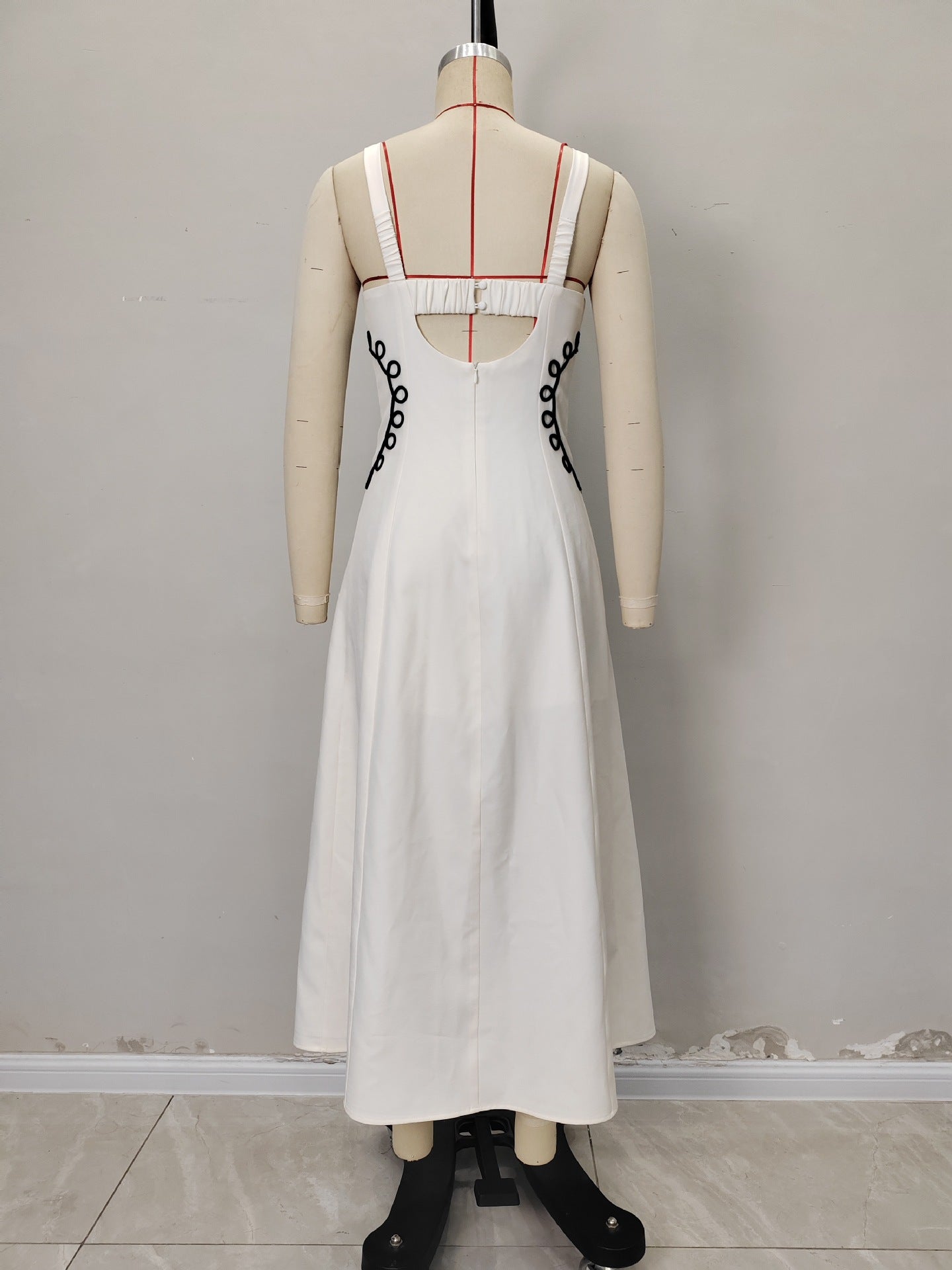 Square Neck Sleeveless Maxi Dress