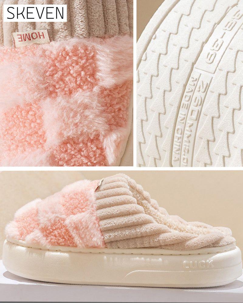 Indoor home non-slip warm slippers