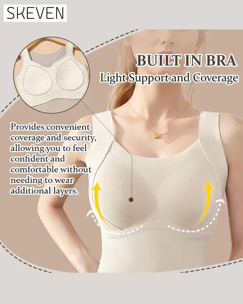 Thermo-Tanktops für Damen mit integriertem BH