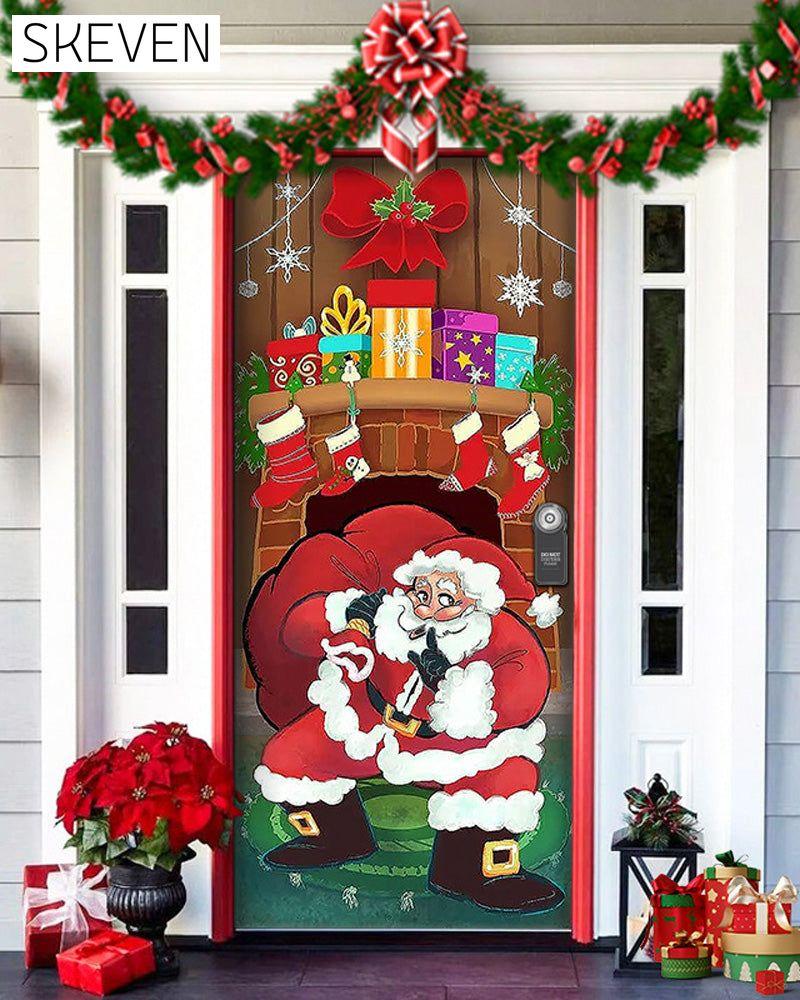 🌟2025 Christmas And Halloween Front Door Decoration