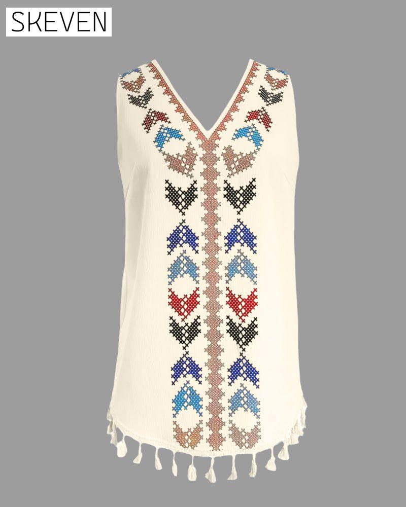Tanktop im Boho-Stil