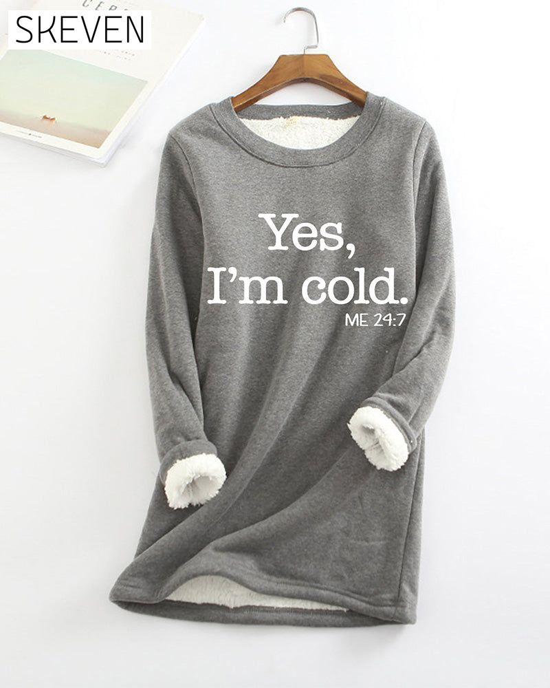 English Printed Pullover Sweatshirt