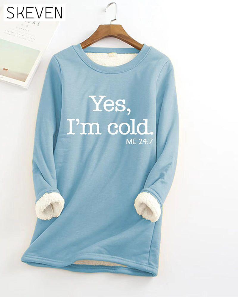 English Printed Pullover Sweatshirt