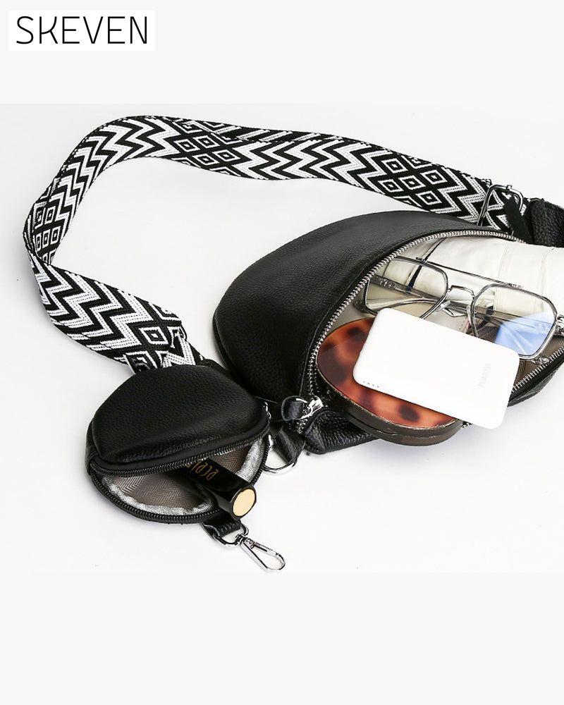 Damen-Schultertasche im Sattelformat