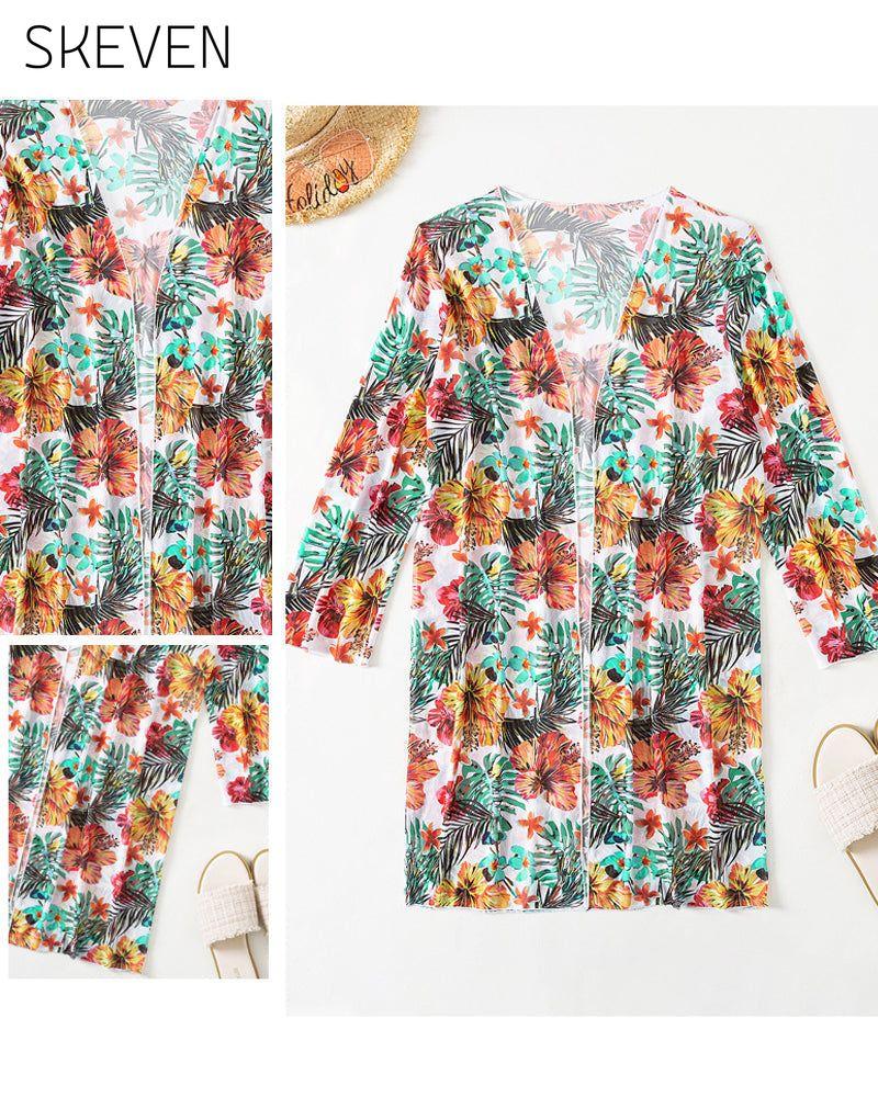Floral Print Bikinis and Cover Up