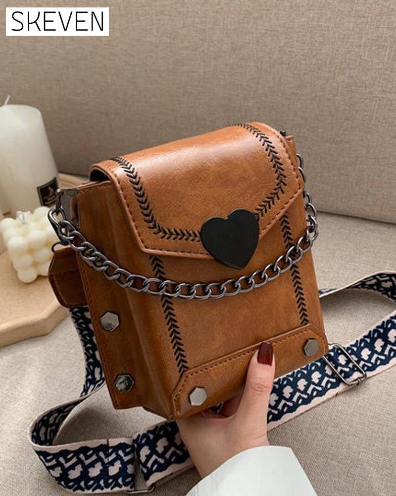 Mini-Kettentasche für Damen