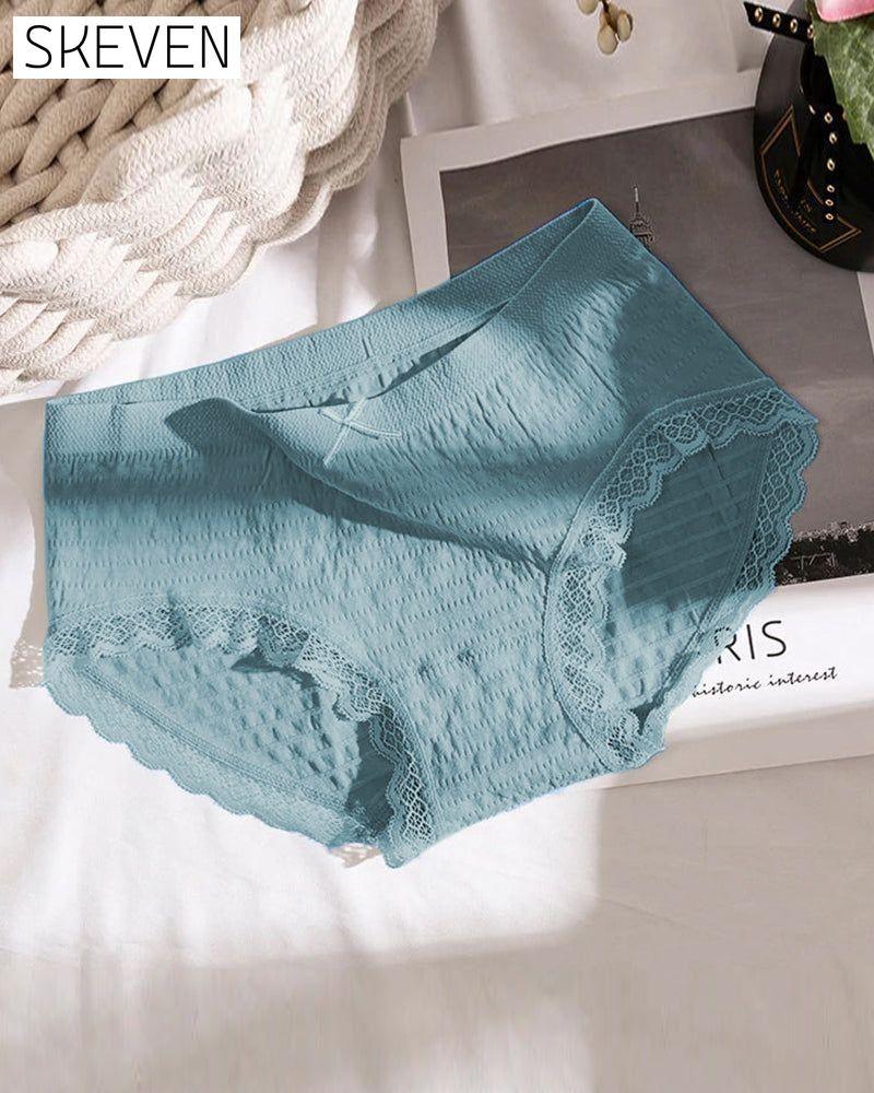 Graphene cotton briefs Dark blue 5pcs 23BF lingerie