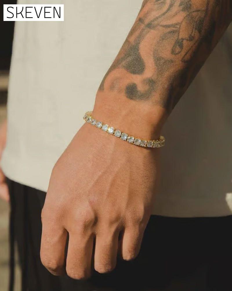 Funkelndes Moissanit-Armband