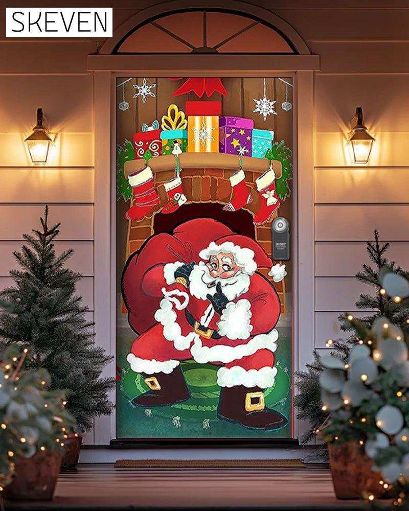 🌟2025 Christmas And Halloween Front Door Decoration