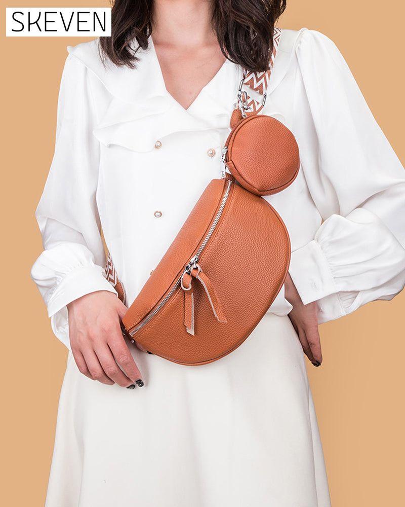 Damen-Schultertasche im Sattelformat