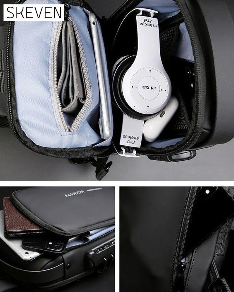 Password anti-theft chest bag