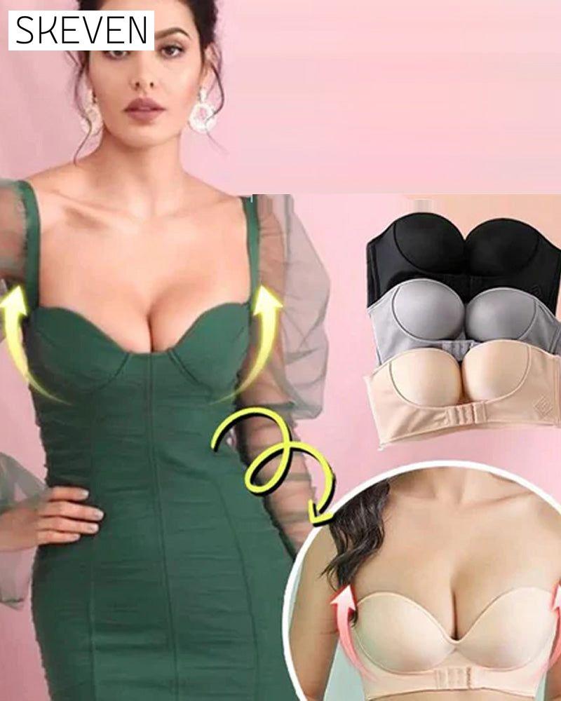 Soutien-gorge sans bretelles avec boucle sur le devant