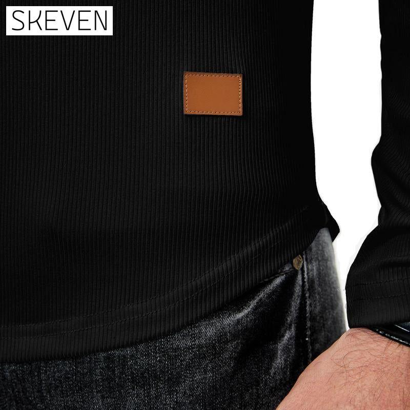 Slim-Fit-Muskelshirt mit V-Ausschnitt für Herren