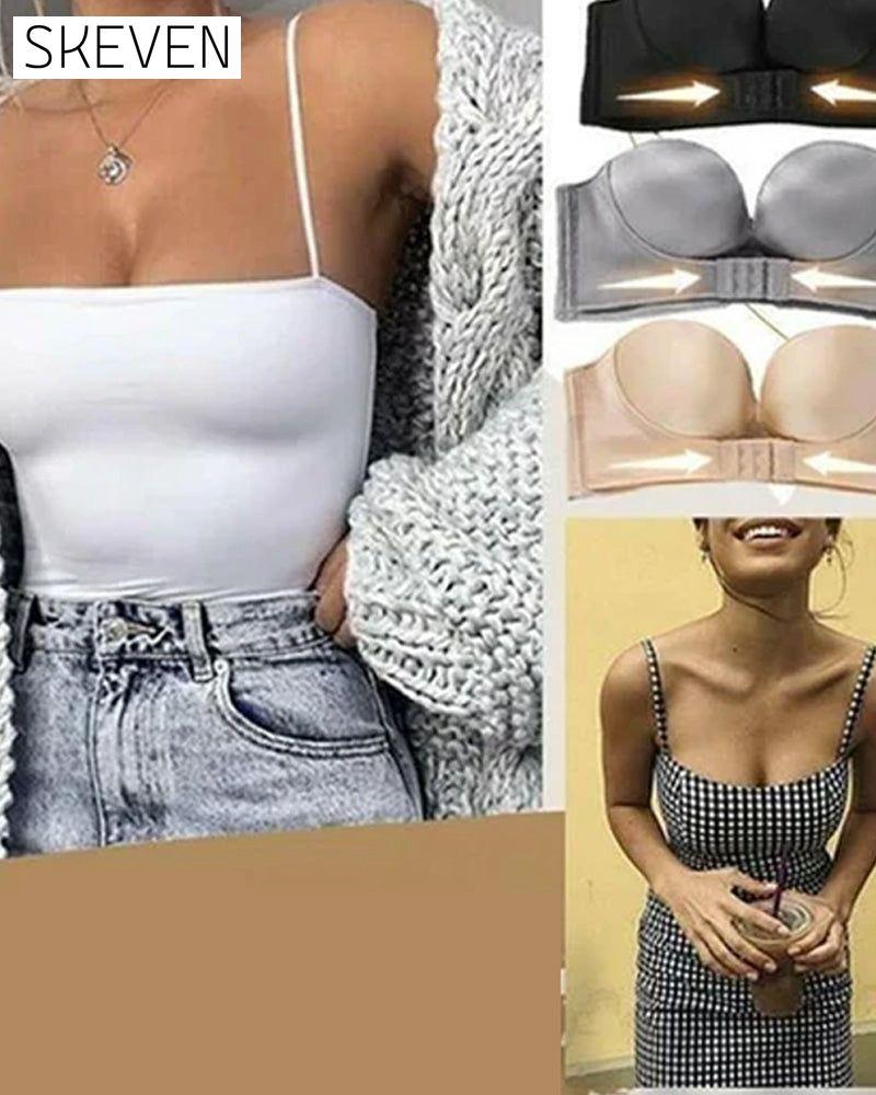 Soutien-gorge sans bretelles avec boucle sur le devant