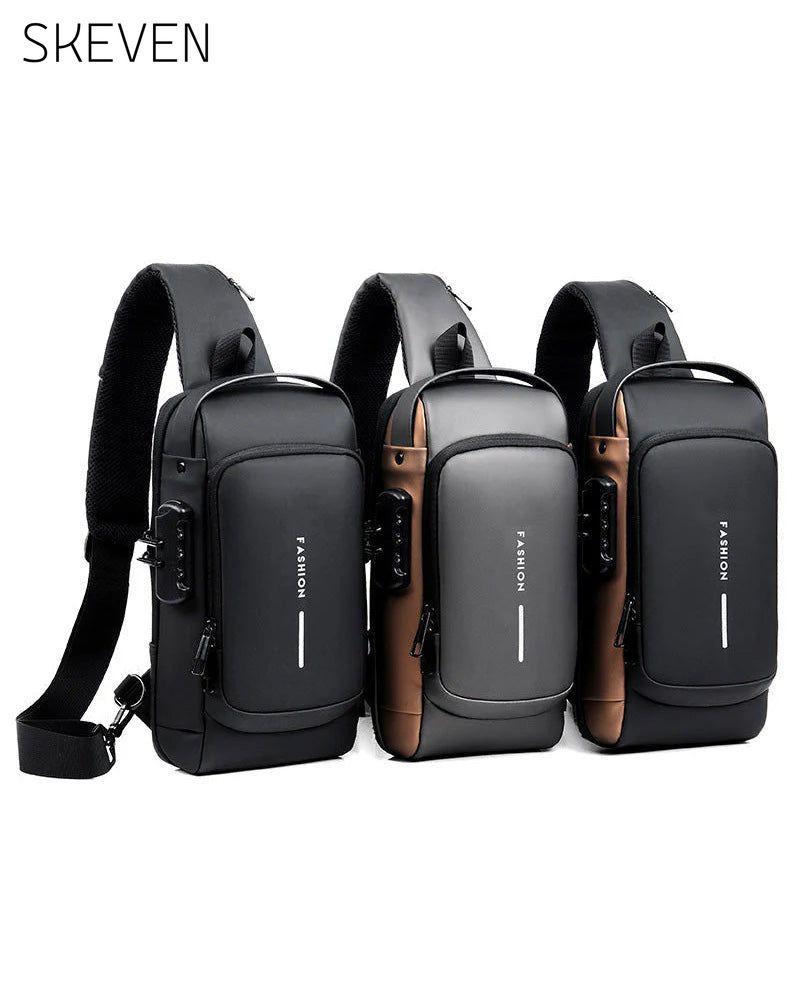 Password anti-theft chest bag
