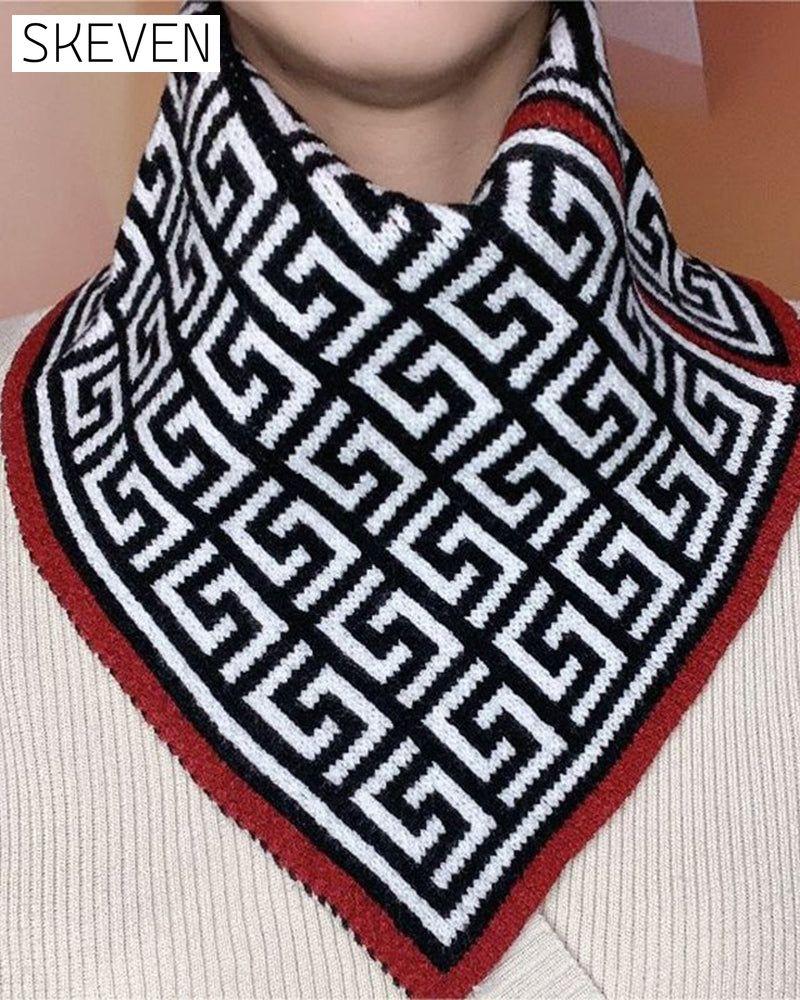 Écharpe triangulaire tendance et polyvalente