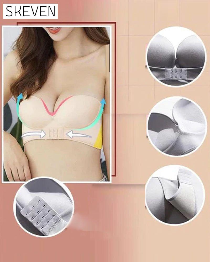Soutien-gorge sans bretelles avec boucle sur le devant