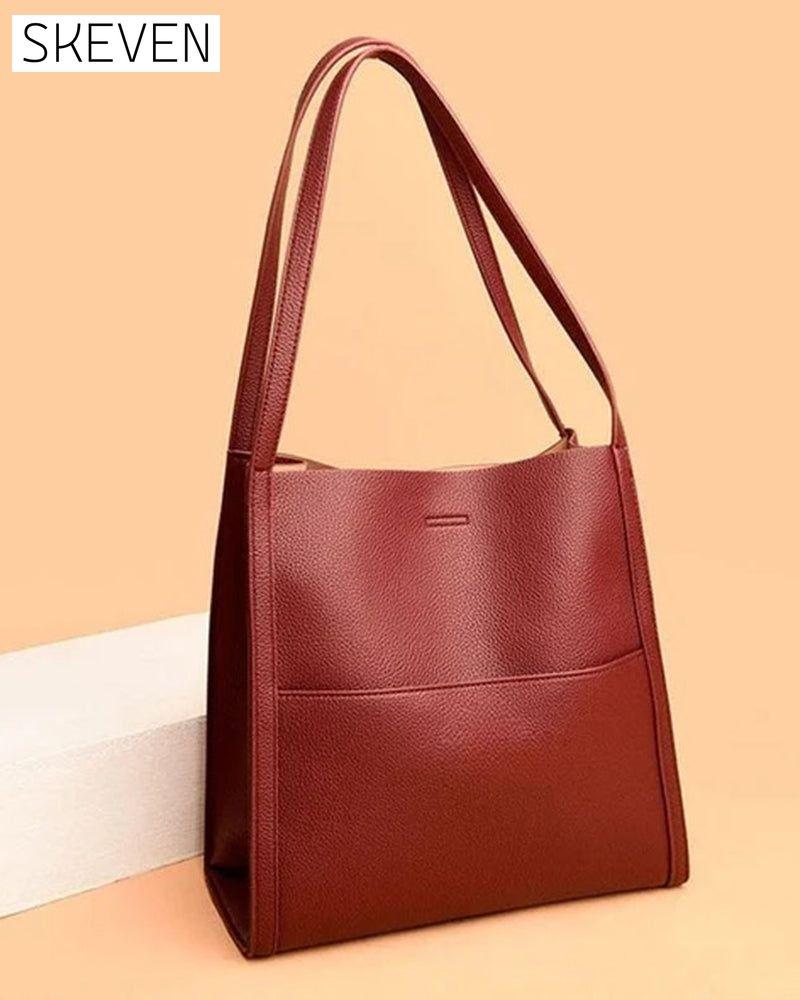 sac bandoulière simple de couleur unie