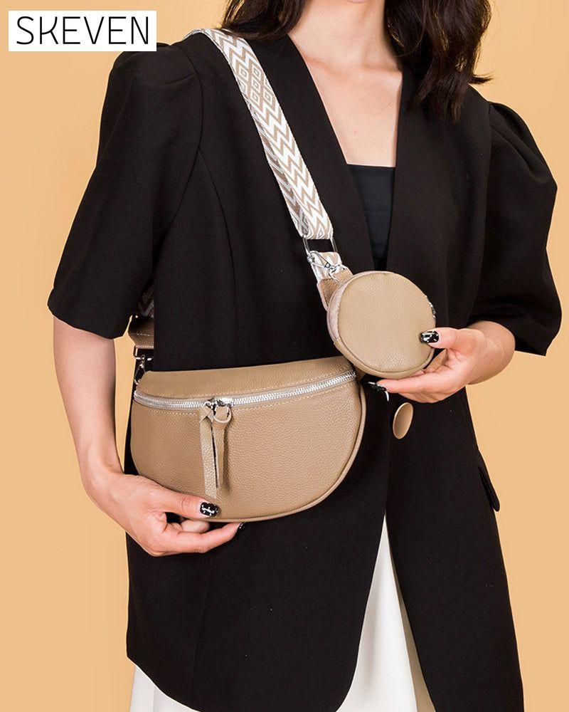 Damen-Schultertasche im Sattelformat