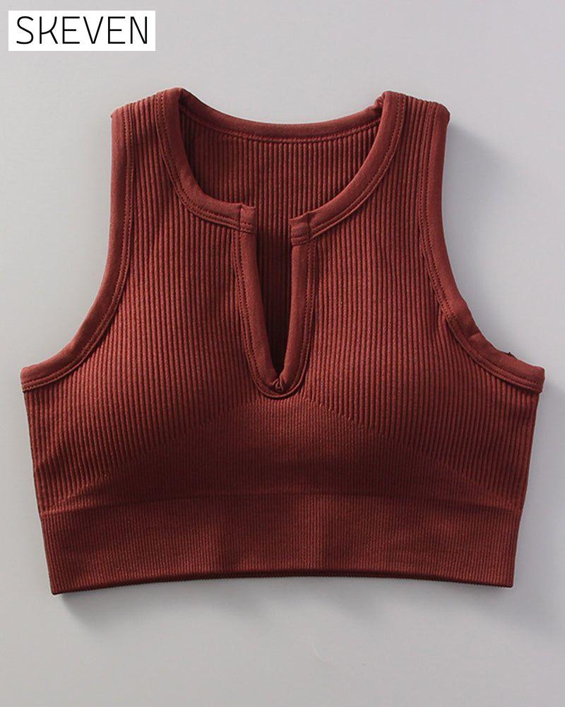 Yoga-Sport-Tanktop mit BH