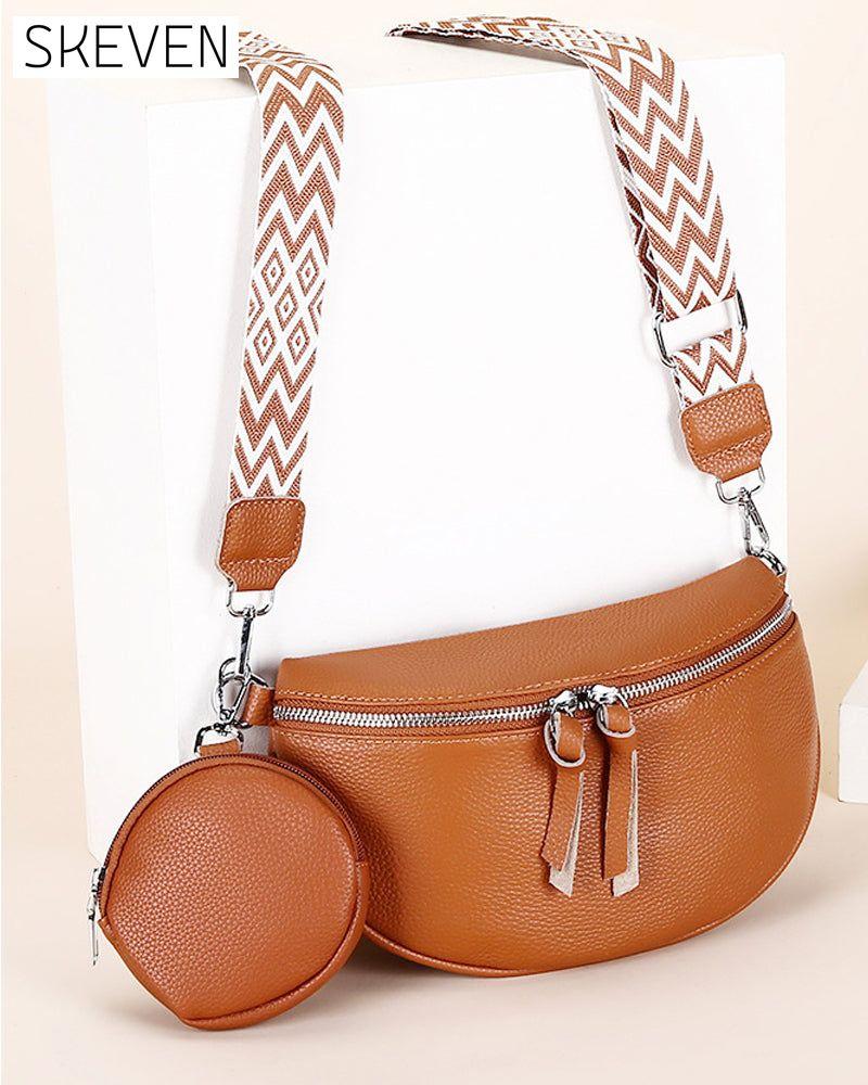 Damen-Schultertasche im Sattelformat