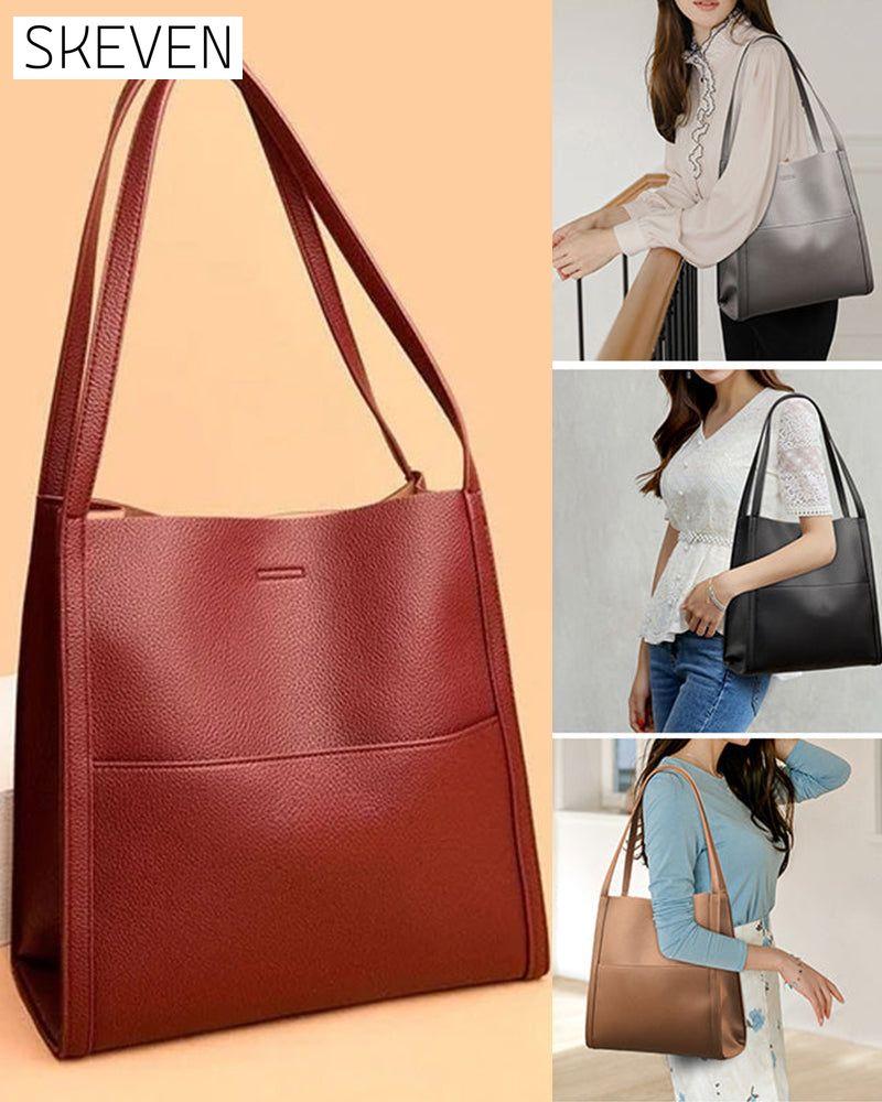 sac bandoulière simple de couleur unie