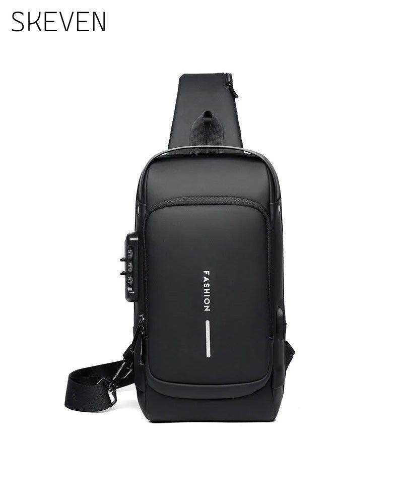 Password anti-theft chest bag