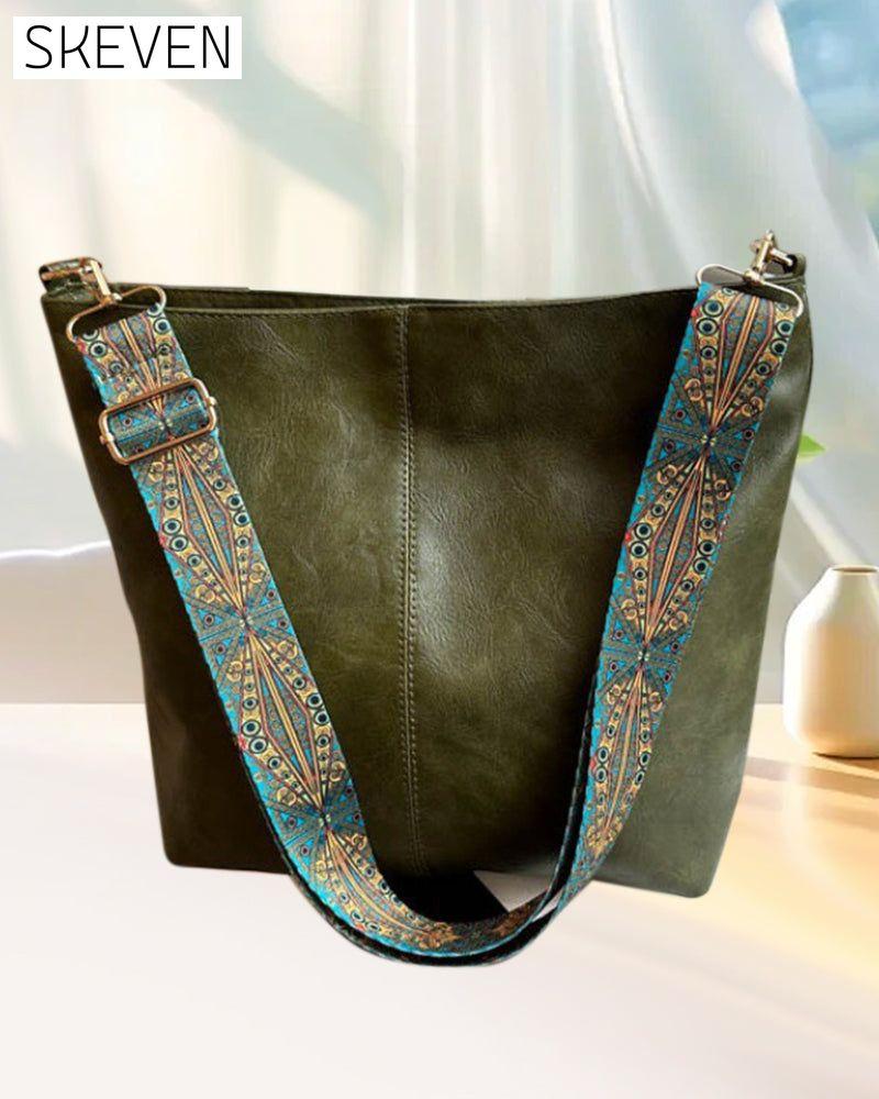 Sac seau vintage à bandoulière grande capacité