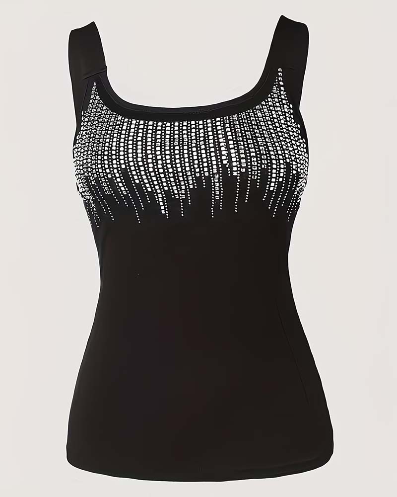 Slim Fit Hot Girl Style Solid Tank Top