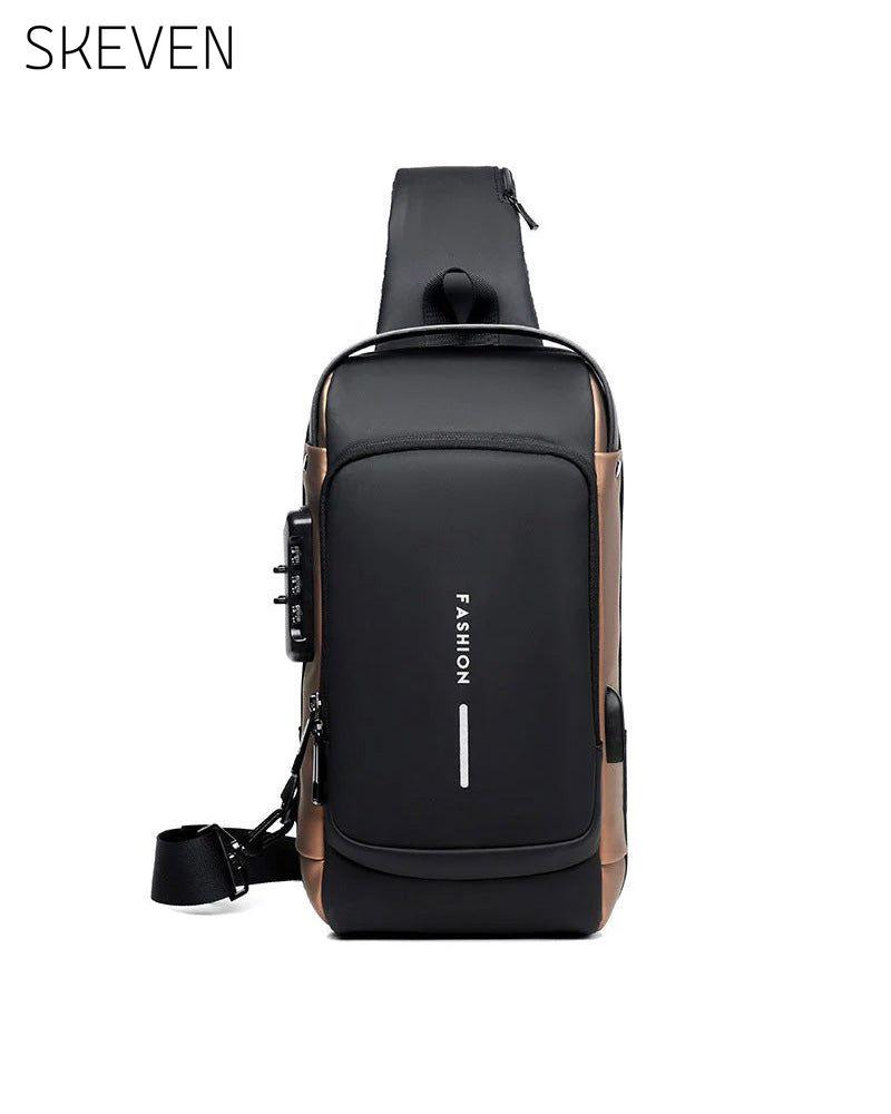 Password anti-theft chest bag