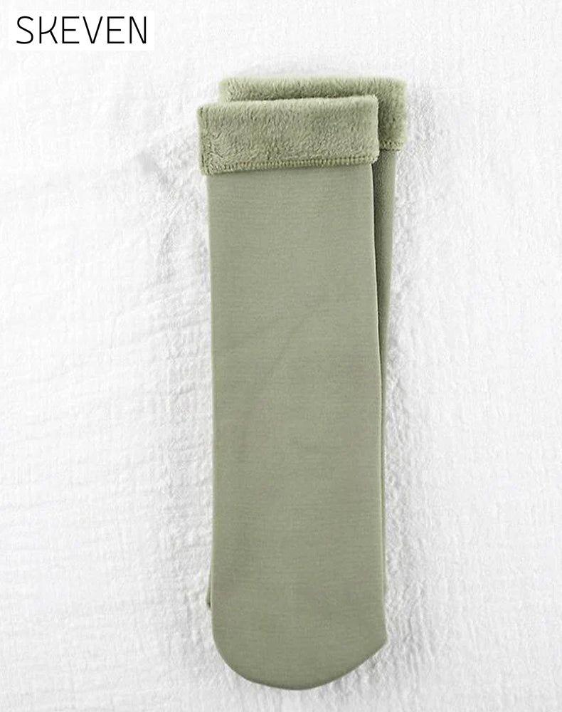 Winter soft plush floor socks