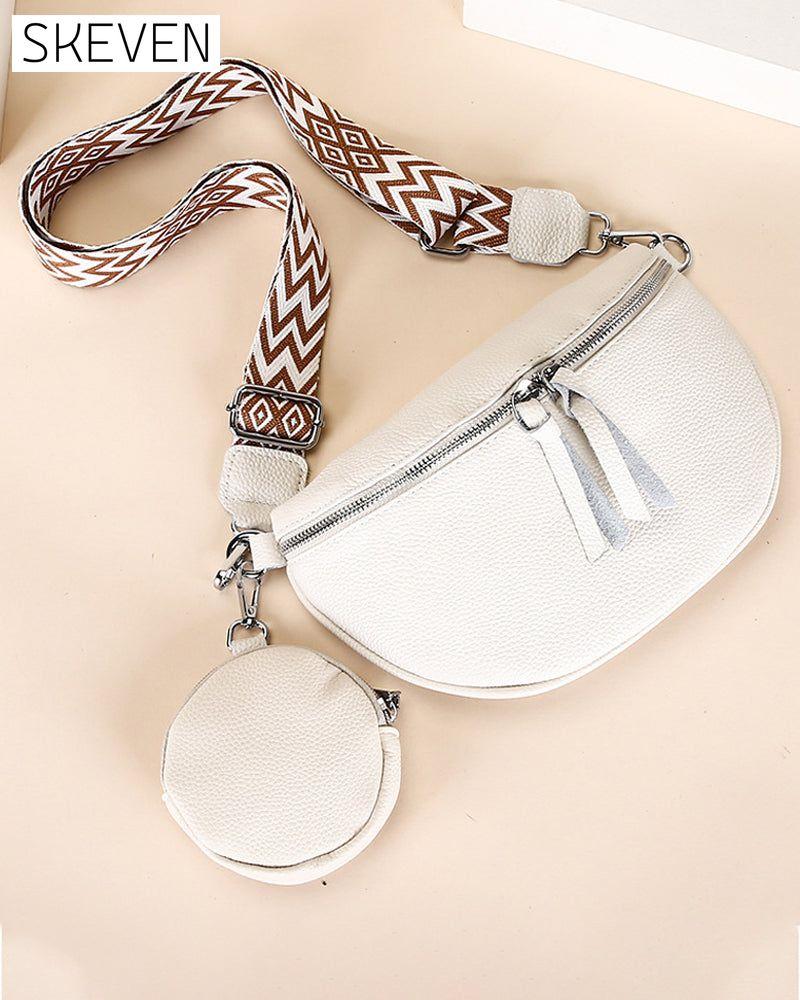 Damen-Schultertasche im Sattelformat
