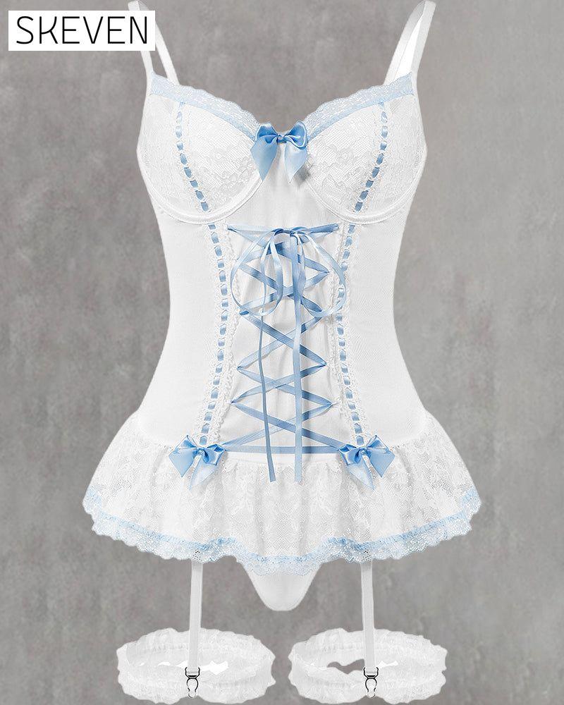 Lace Bow Sexy Lingerie